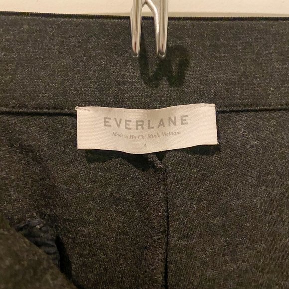 Everlane Charcoal The Side-Zip Stretch Cotton Pant - Picture 5 of 7